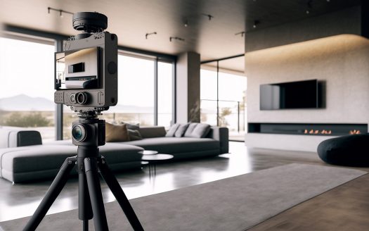 3D Kamera in Wohnzimmer